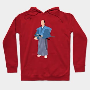 Historical Japanese Samurai Silhouette Hoodie